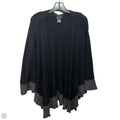 Shawl By Parkhurst In Black & Grey, Size: OSFM