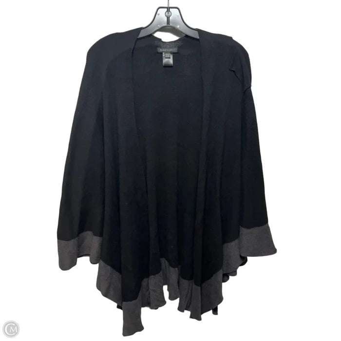 Shawl By Parkhurst In Black & Grey, Size: OSFM