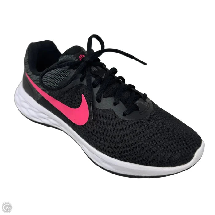 Shoes Athletic By Nike In Black & Pink, Size: 9.5