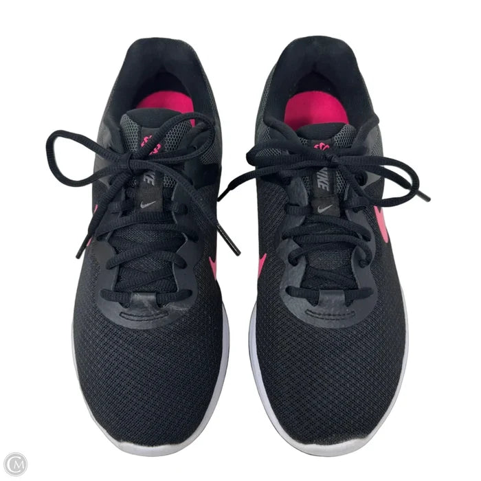 Shoes Athletic By Nike In Black & Pink, Size: 9.5