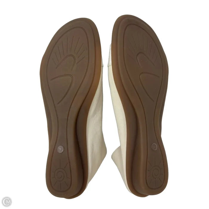 Shoes Flats By Sesto Meucci In Cream, Size: 12