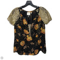 Silk Blend Top Short Sleeve By Hd In Paris In Floral Print, Size: 2