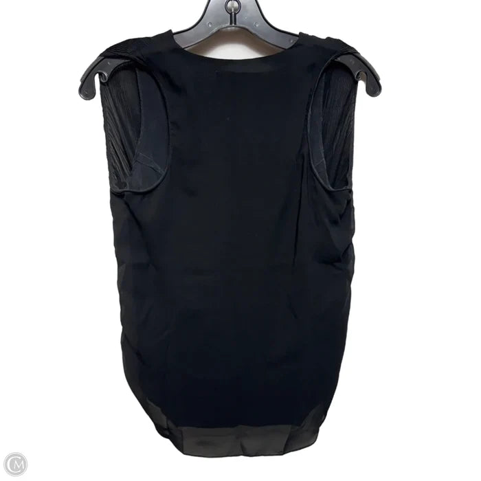 Silk Top Sleeveless By Amanda Uprichard In Black, Size: S