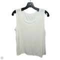 Silk Top Sleeveless By Eileen Fisher In Cream, Size: S ESTIMATED