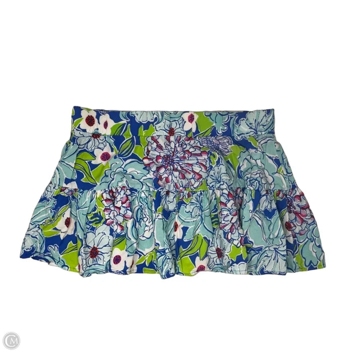 Skirt Designer By Lilly Pulitzer In Floral Print, Size: M