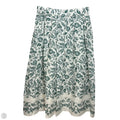 Skirt Maxi By Loft In Green & White, Size: L