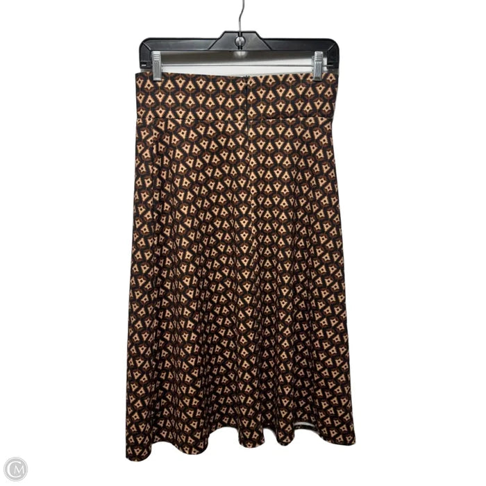 Skirt Midi By Adele Altman In Geometric Pattern, Size: M