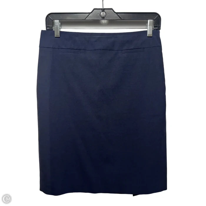 Skirt Midi By Banana Republic In Navy, Size: 6p