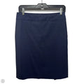 Skirt Midi By Banana Republic In Navy, Size: 6p