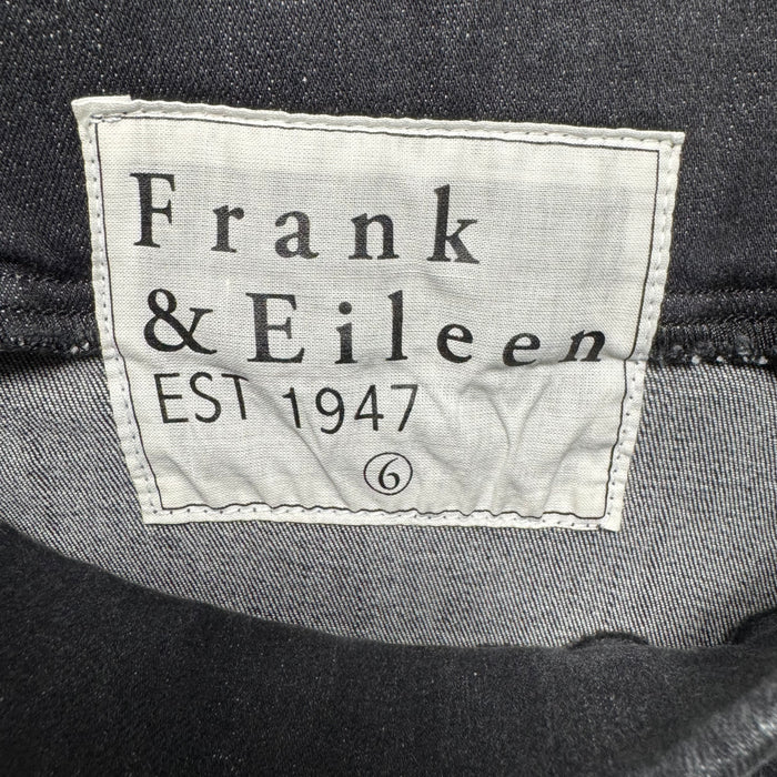 Skirt Midi By Frank And Eileen In Black Denim, Size: 6