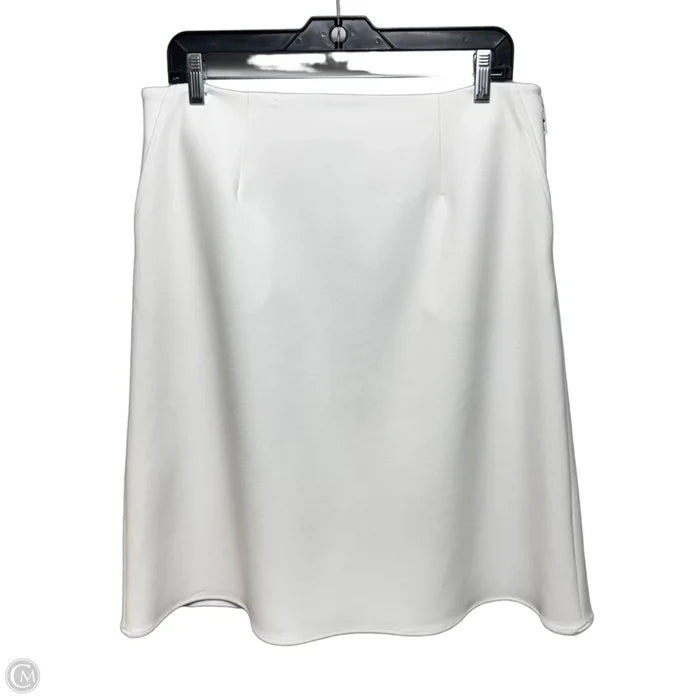 Skirt Midi By Ming Wang In White, Size: M