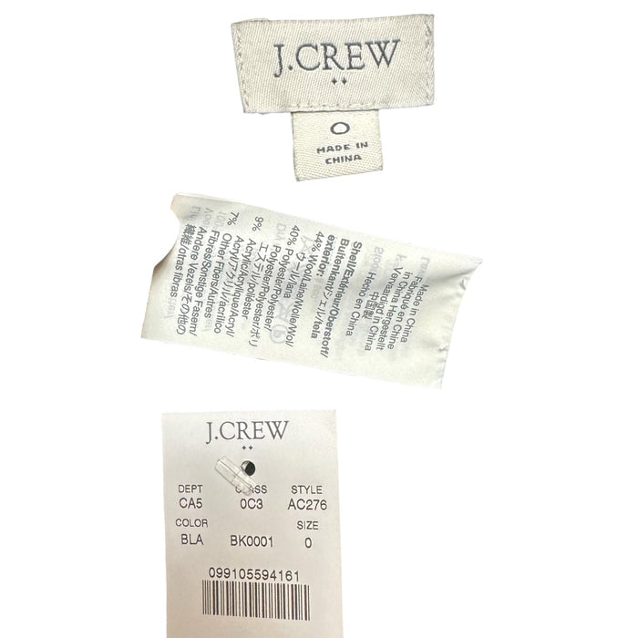 Skirt Midi Wool Blend By J. Crew In Black, Size: 0