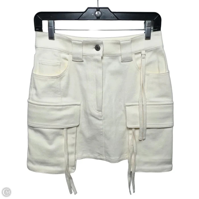 Skirt Mini & Short By Paris Atelier and & Other Stories In Cream, Size: 4