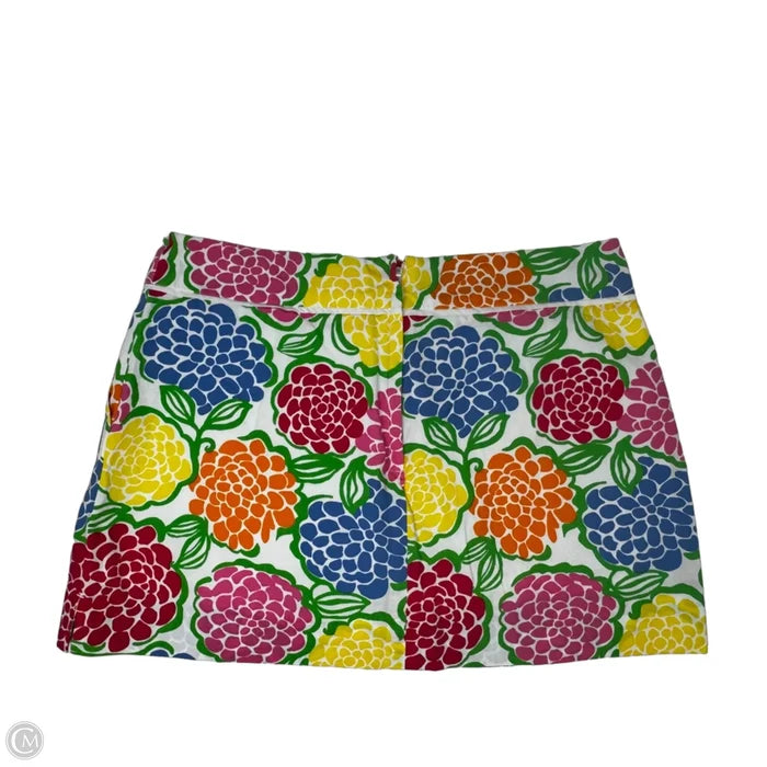 Skort Designer By Lilly Pulitzer In Floral Print, Size: 6