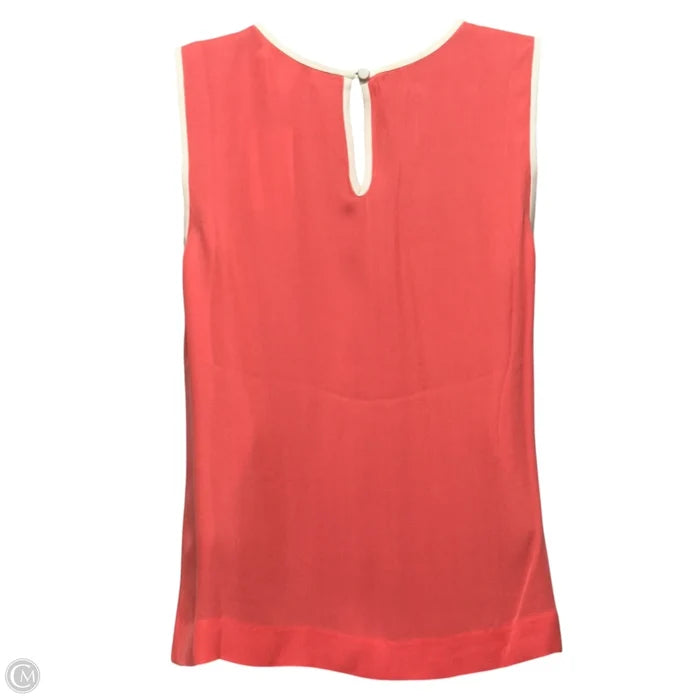 Sleeveless Silk Tank Top By J. Crew In Orange, Size: 0p