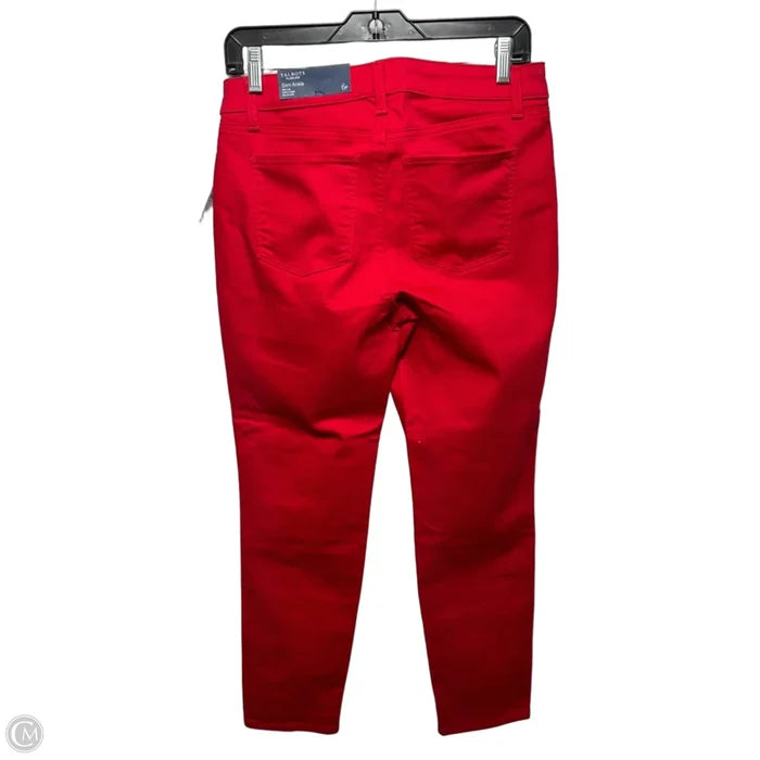 Slim Ankle Jeans By Talbots In Red, Size: 6p