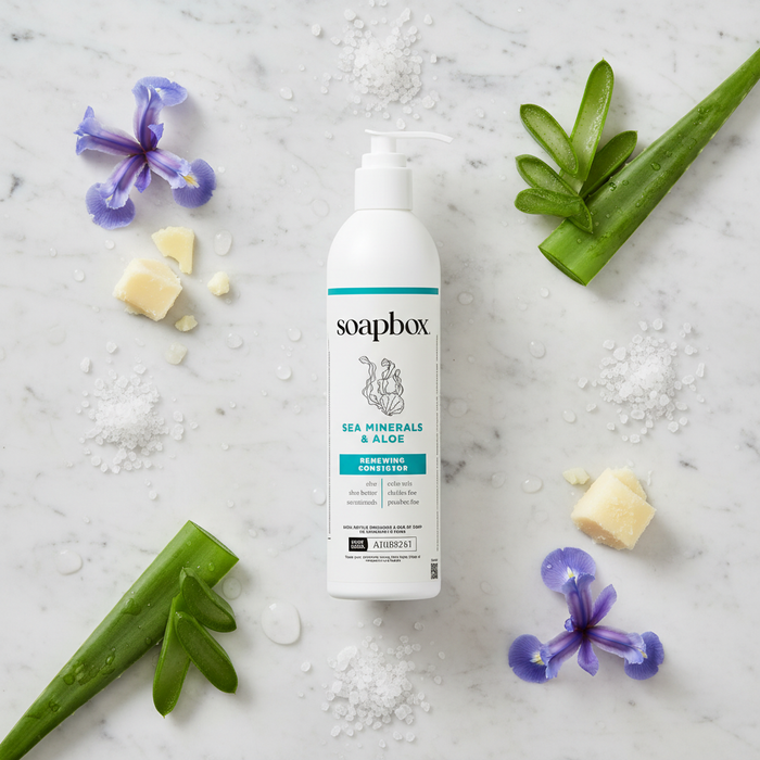 Soapbox Shampoo Sea Minerals and Aloe luxury Shampoo