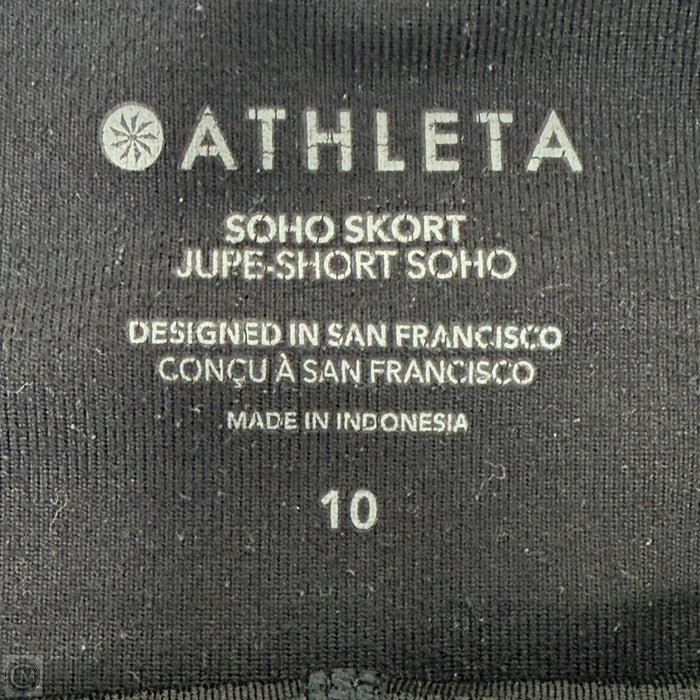 Soho Athletic Skort By Athleta In Black, Size: 10
