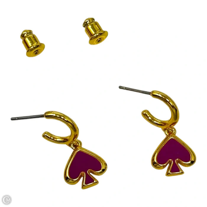 Spade Everyday Enamel Huggie Earrings Designer By Kate Spade