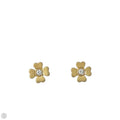 Spade Flower Stud Earrings Designer By Kate Spade