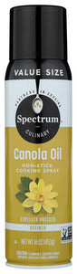 SPRAY OIL SPECTRUM CANOLA NON-STICK   '022506316928