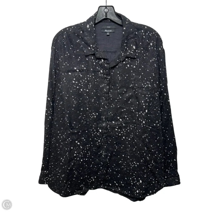 Stars Classic Top Long Sleeve By Madewell In Black & White, Size: Xxl