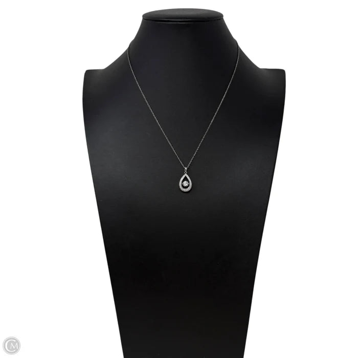 Sterling Silver & CZ Pendant Necklace