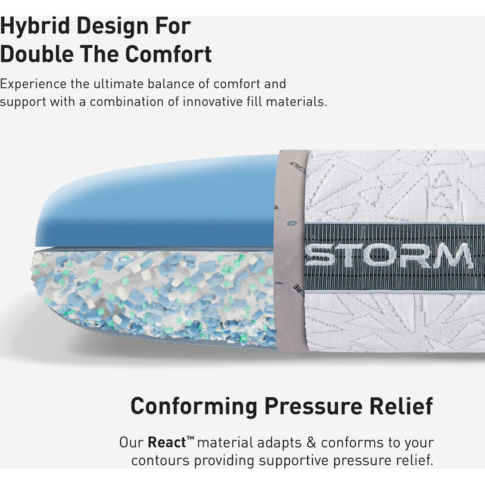 Storm Cuddle Curve Pillow 1.0 Queen Pillow