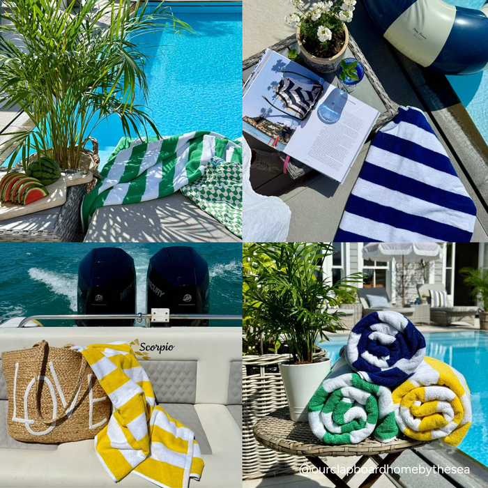 Striped Pool Towel