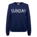 “Sunday” Cashmere Sweater By Philosophy In Navy, Size: M