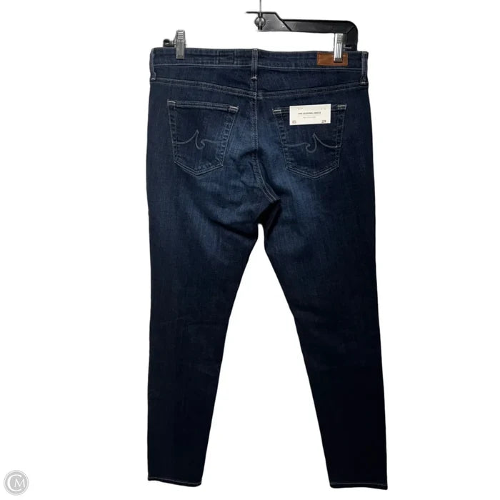 Super Skinny Ankle Jeans By Adriano Goldschmied In Blue Denim, Size: 8/29