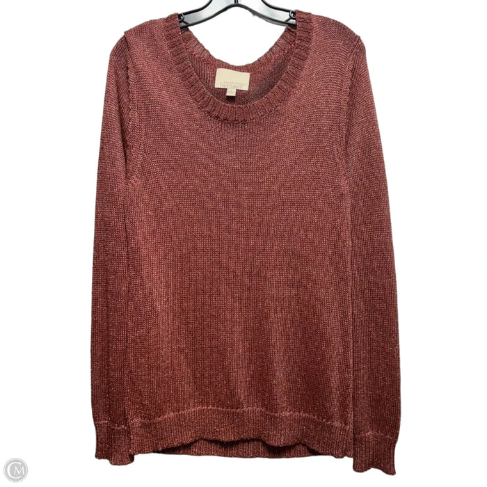 Sweater By Banana Republic In Bronze, Size: L