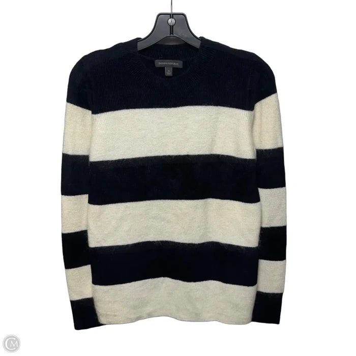 Sweater By Banana Republic In Striped Pattern, Size: S