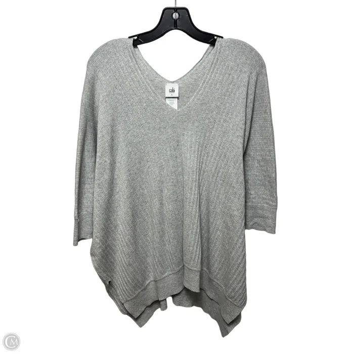 Sweater By Cabi In Grey, Size: S