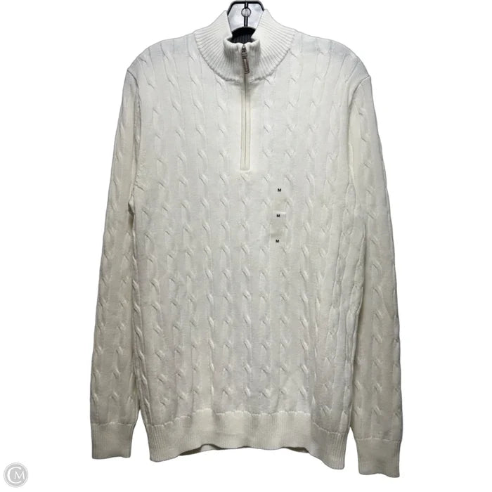 Sweater By Club Room In Cream, Size: M