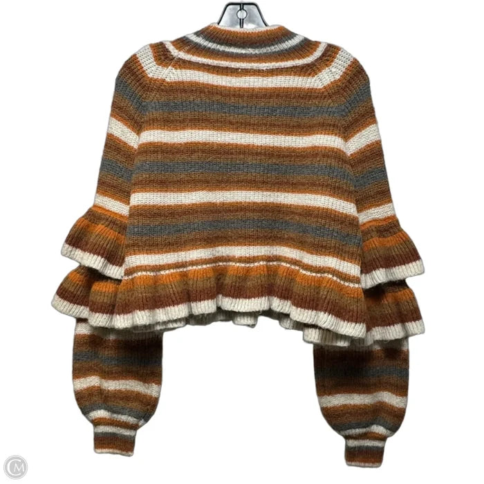 Sweater By Current Air In Striped Pattern, Size: M