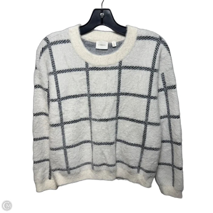 Sweater By Cyrus In Black & White, Size: S