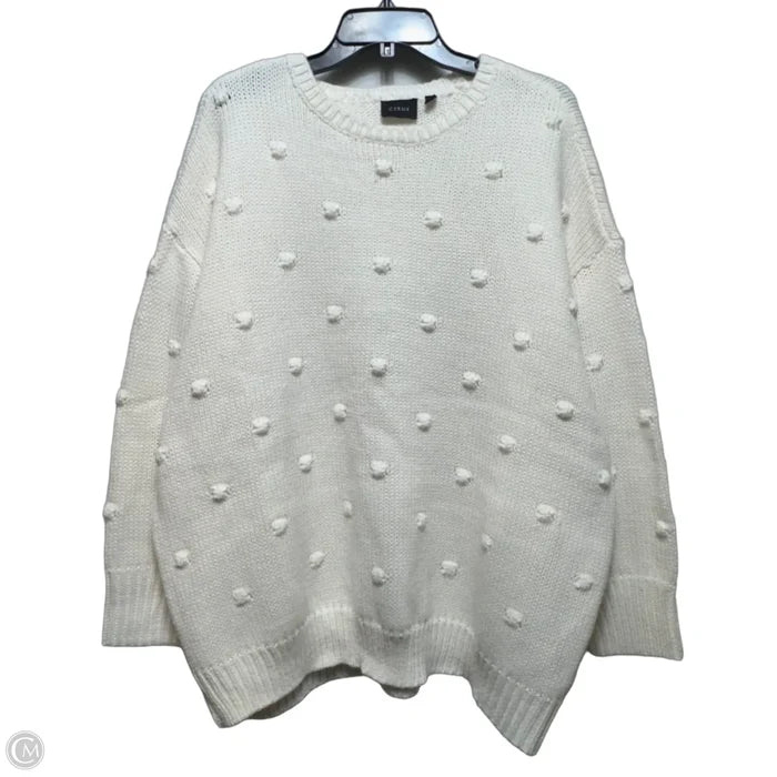Sweater By Cyrus In Cream, Size: 2x