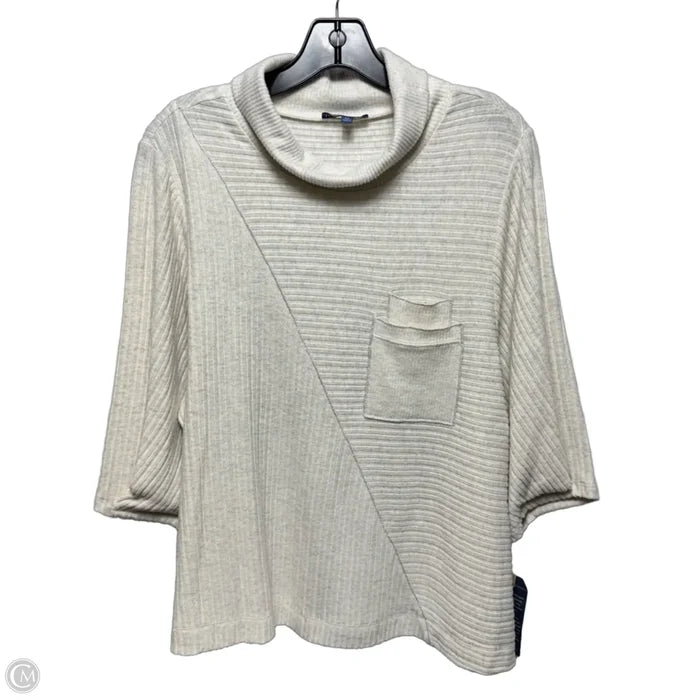 Sweater By Democracy In Cream, Size: 1x