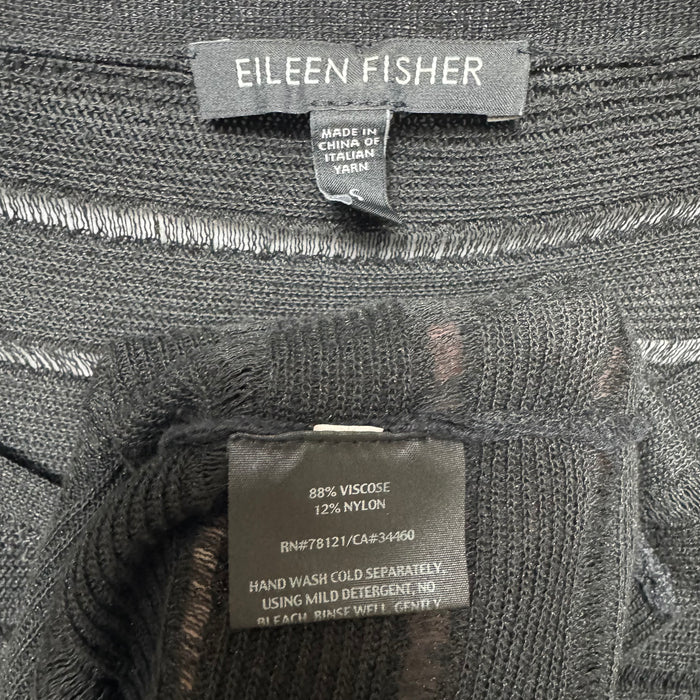 Sweater By Eileen Fisher In Black, Size: S