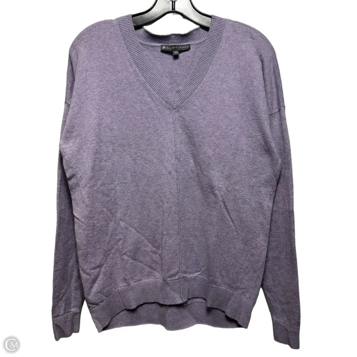 Sweater By Elliott Lauren In Purple, Size: Xs