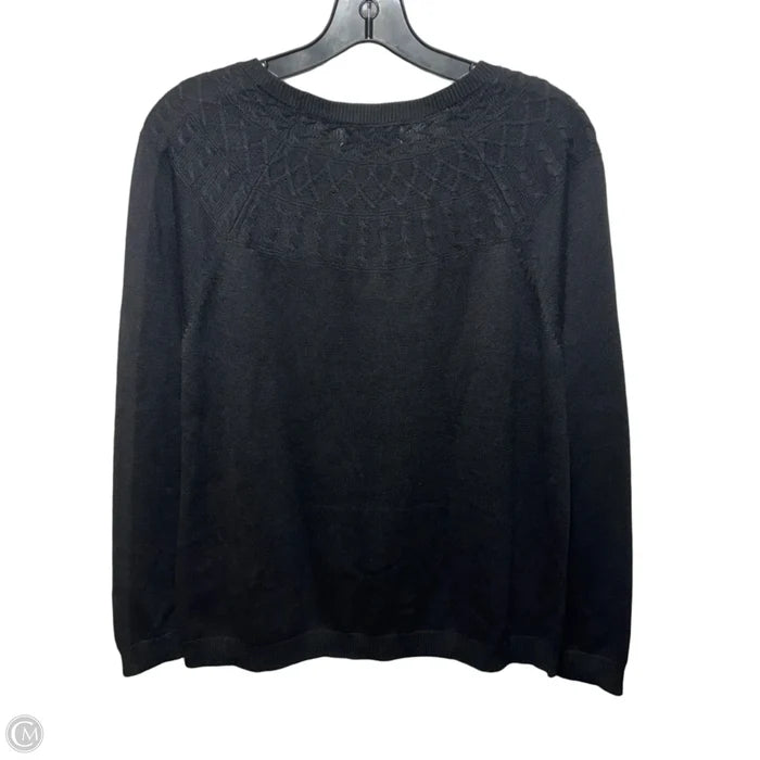 Sweater By Kim Rogers In Black, Size: Lp