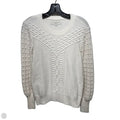 Sweater By Loft In Cream, Size: M