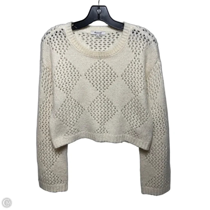 Sweater By Madewell In Cream, Size: Xs