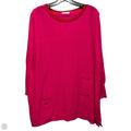 Sweater By Mer Sea In Pink & Red, Size: Osfm