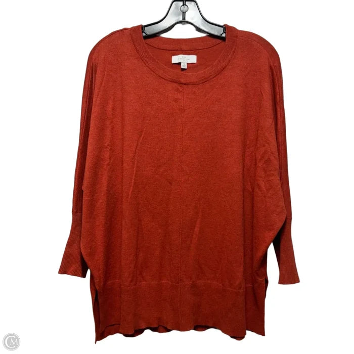 Sweater By New Directions In Orange, Size: S