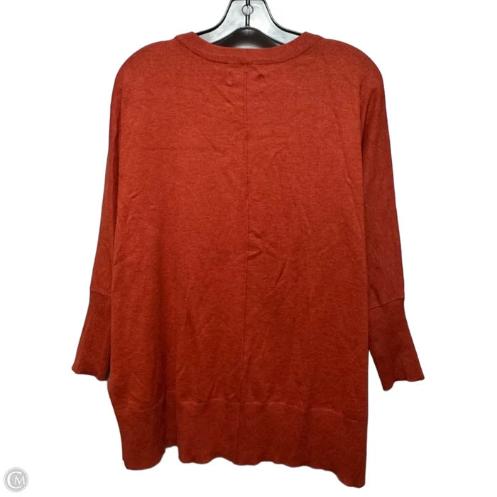 Sweater By New Directions In Orange, Size: S