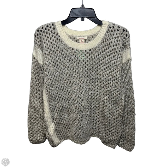 Sweater By Sundance In Cream & Silver, Size: M
