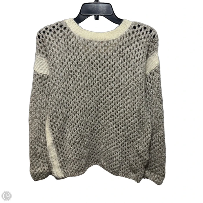 Sweater By Sundance In Cream & Silver, Size: M