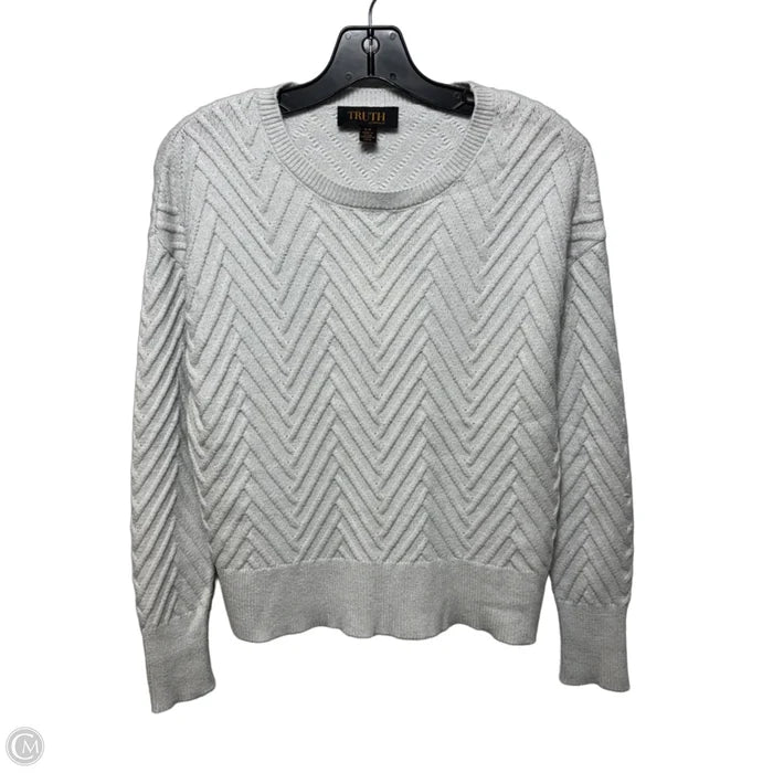 Sweater By Truth In Grey, Size: S